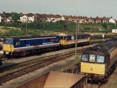 Class 33s and 73s at Tonbridge Yard